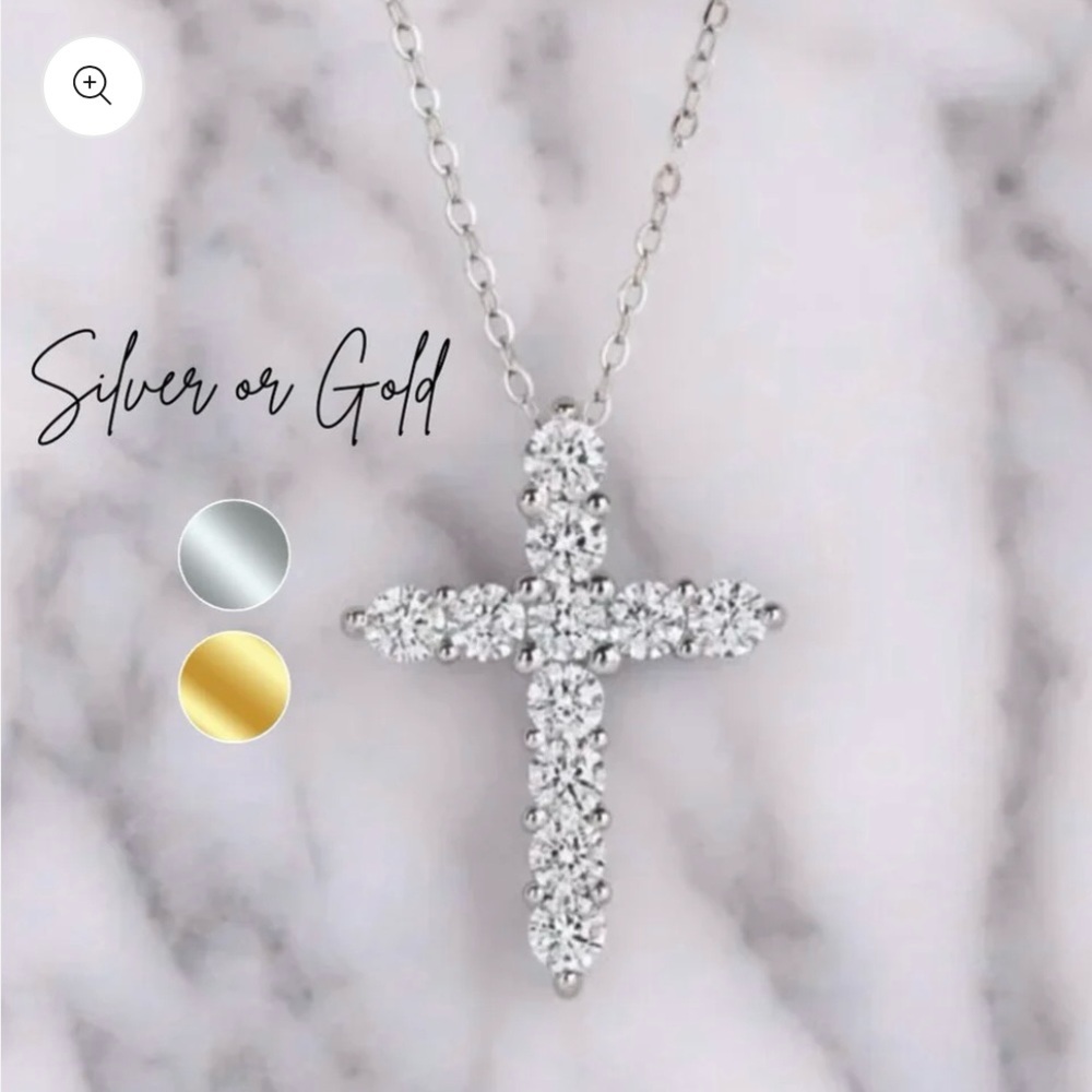 “Eden” Lab Cross Necklace